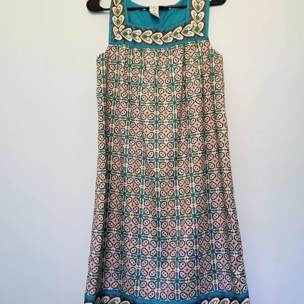 Max Studio Square Neck Embroidered Midi Dress – Size S